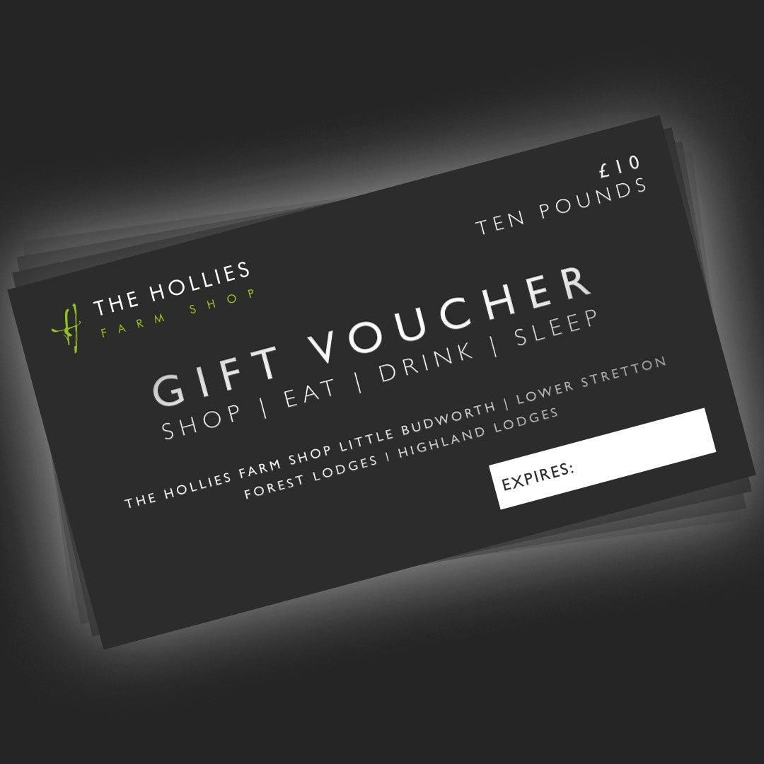 The Hollies Gift Voucher BARN AT THE HOLLIES FARM SHOP